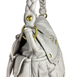 Miu Miu Lilac Nappa Leather Shoulder Bag