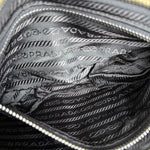 Prada Tessuto Buckle Shoulder Bag