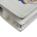 Christian Dior White Leather Amour Chain Wallet Replacement Chain