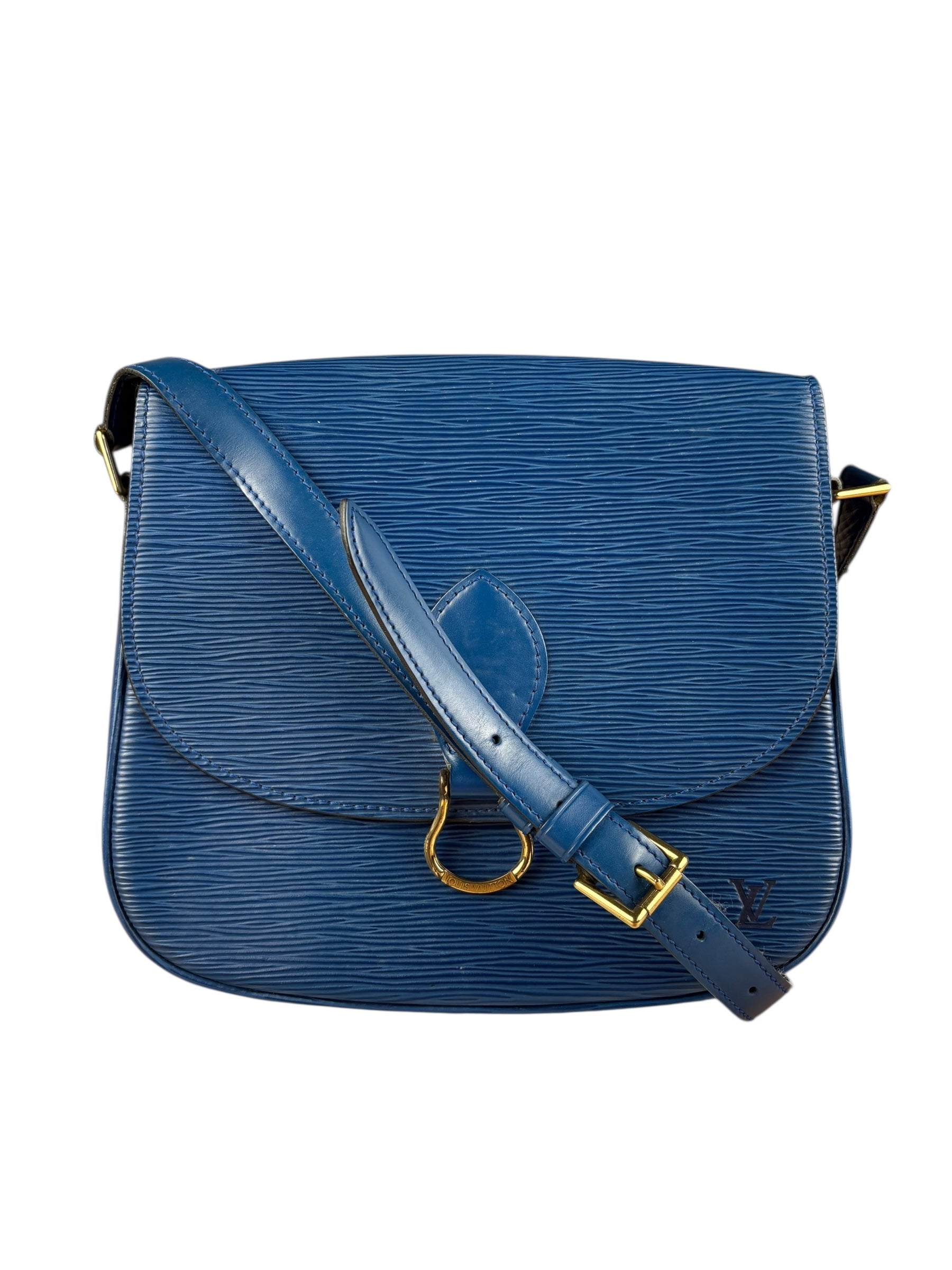 Louis Vuitton Blue Epi Saint Cloud Crossbody