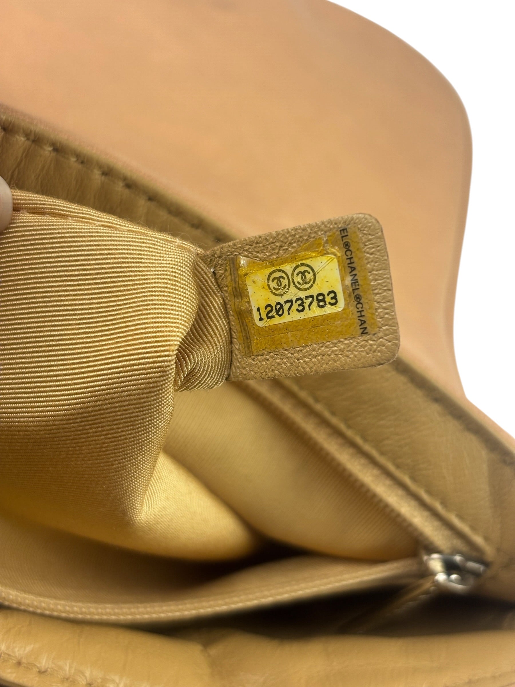 Chanel Beige Bijoux Accordion Flap Bag 2008