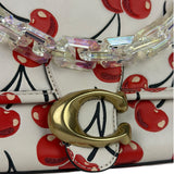 Coach Soft Tabby Shoulder Bag With Cherry Print