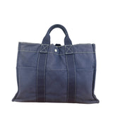 Hermes Canvas Fourre-Tout MM Tote Hand Bag