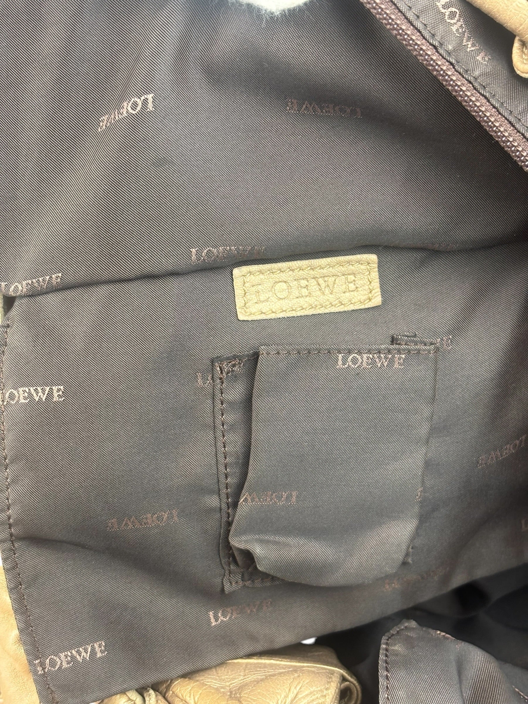 Loewe Vintage Beige Nappa Aire Bag