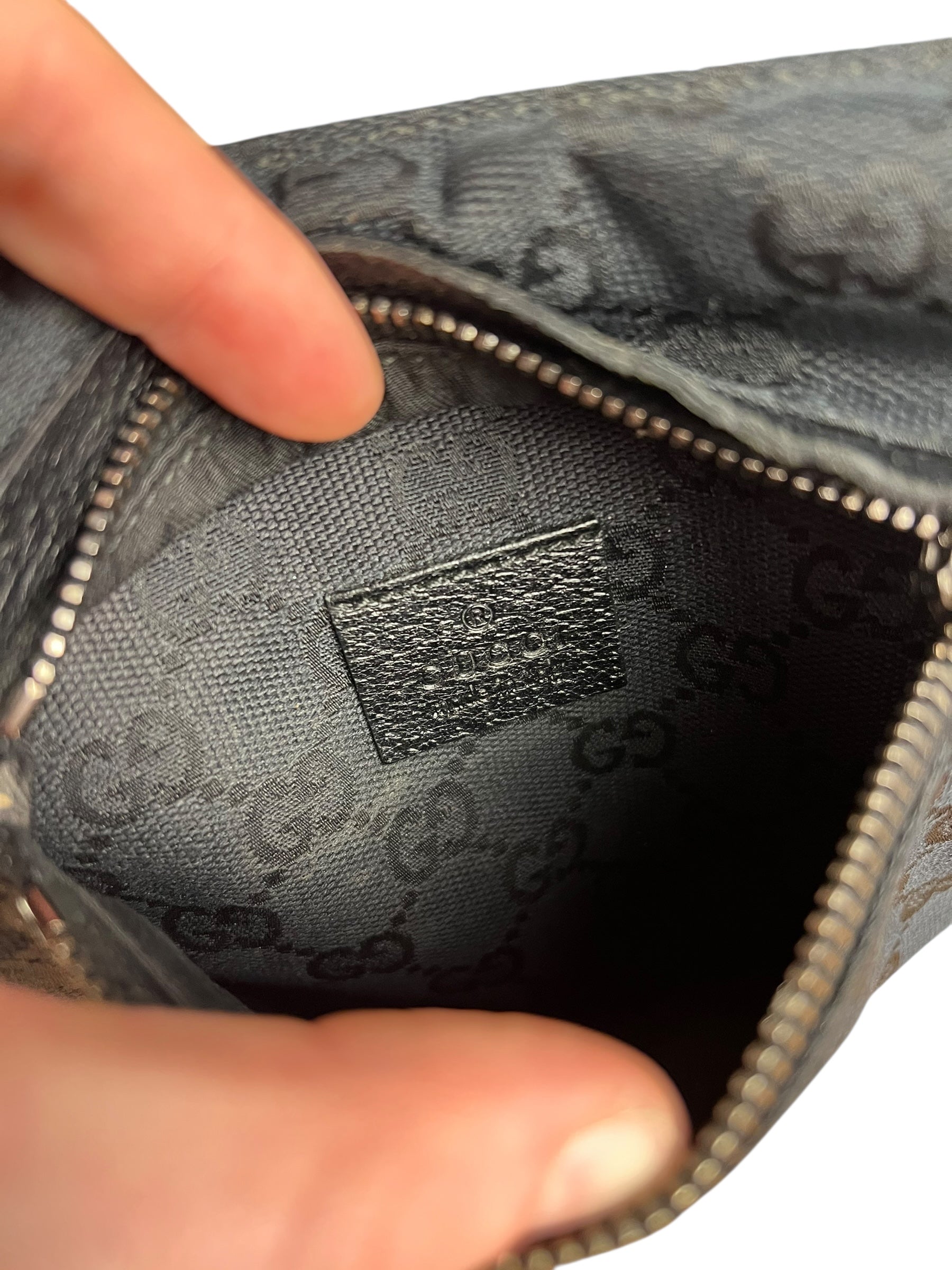 Gucci GG Canvas Belt Bag Black