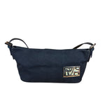 Fendi Vintage Navy Wave Buckle Pochette