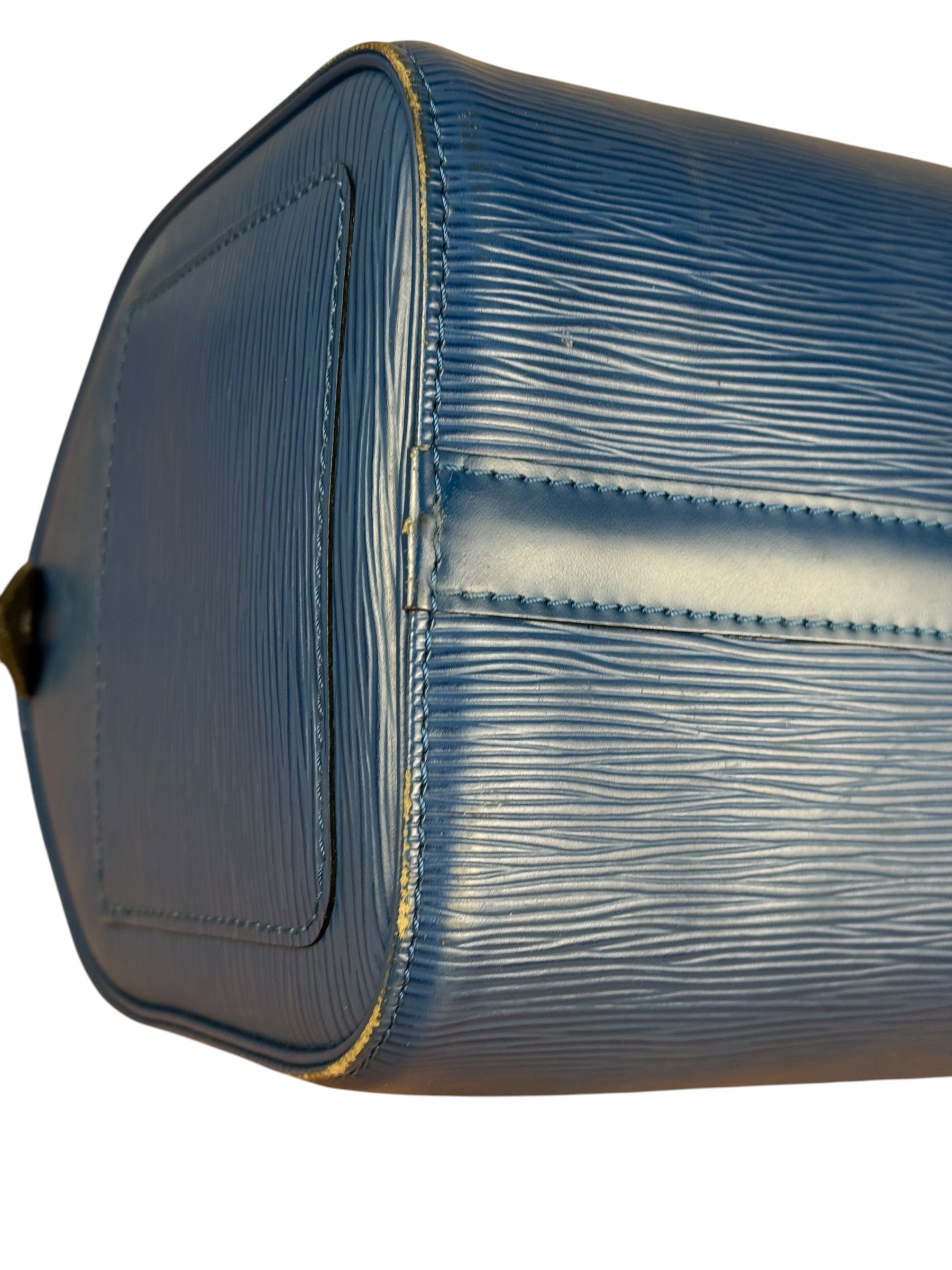 Louis Vuitton Vintage Blue Epi Speedy 25