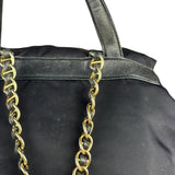 Prada Vintage Black Nylon Drawstring Backpack