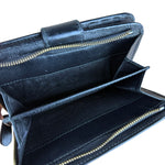 Prada Saffiano Zip Compact Wallet