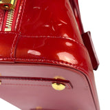 Louis Vuitton Red Vernis Alma MM Handbag