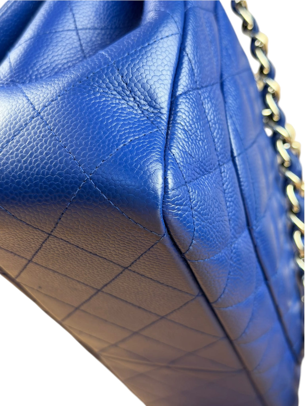 Chanel Royal Blue Caviar M Flap 2009