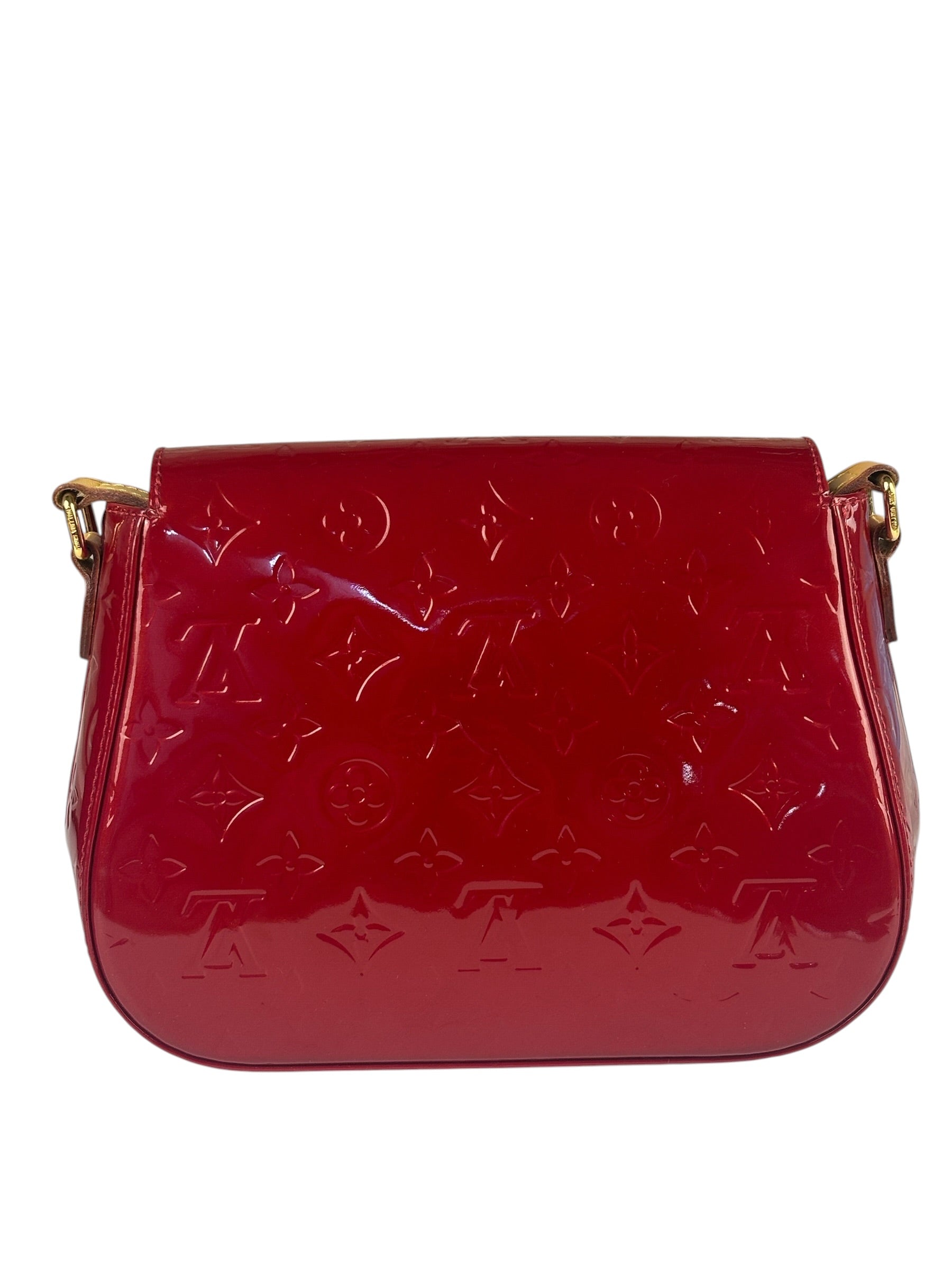 Louis Vuitton Monogram Red Vernis Bellflower Crossbody