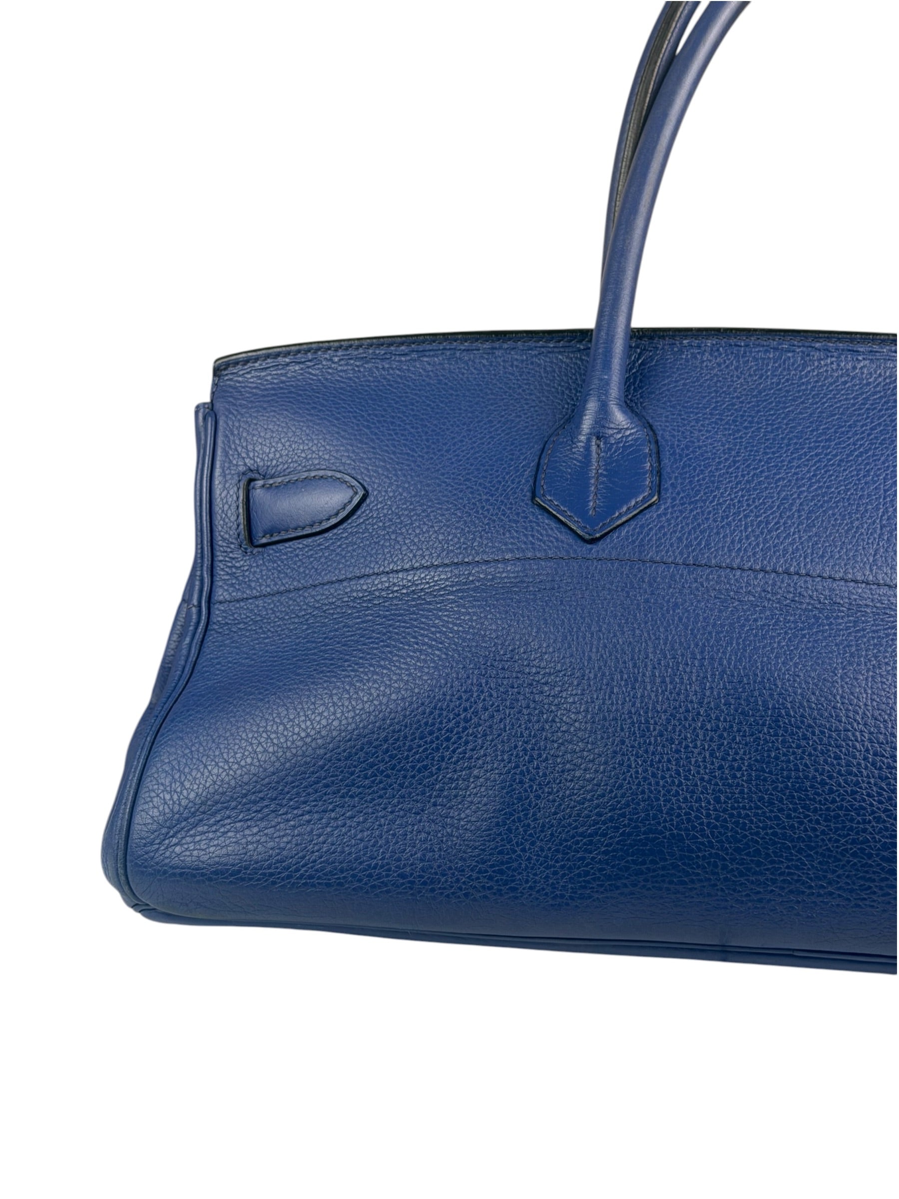 Hermes Blue Clemence Leather JPG Birkin 42 Palladium 2006