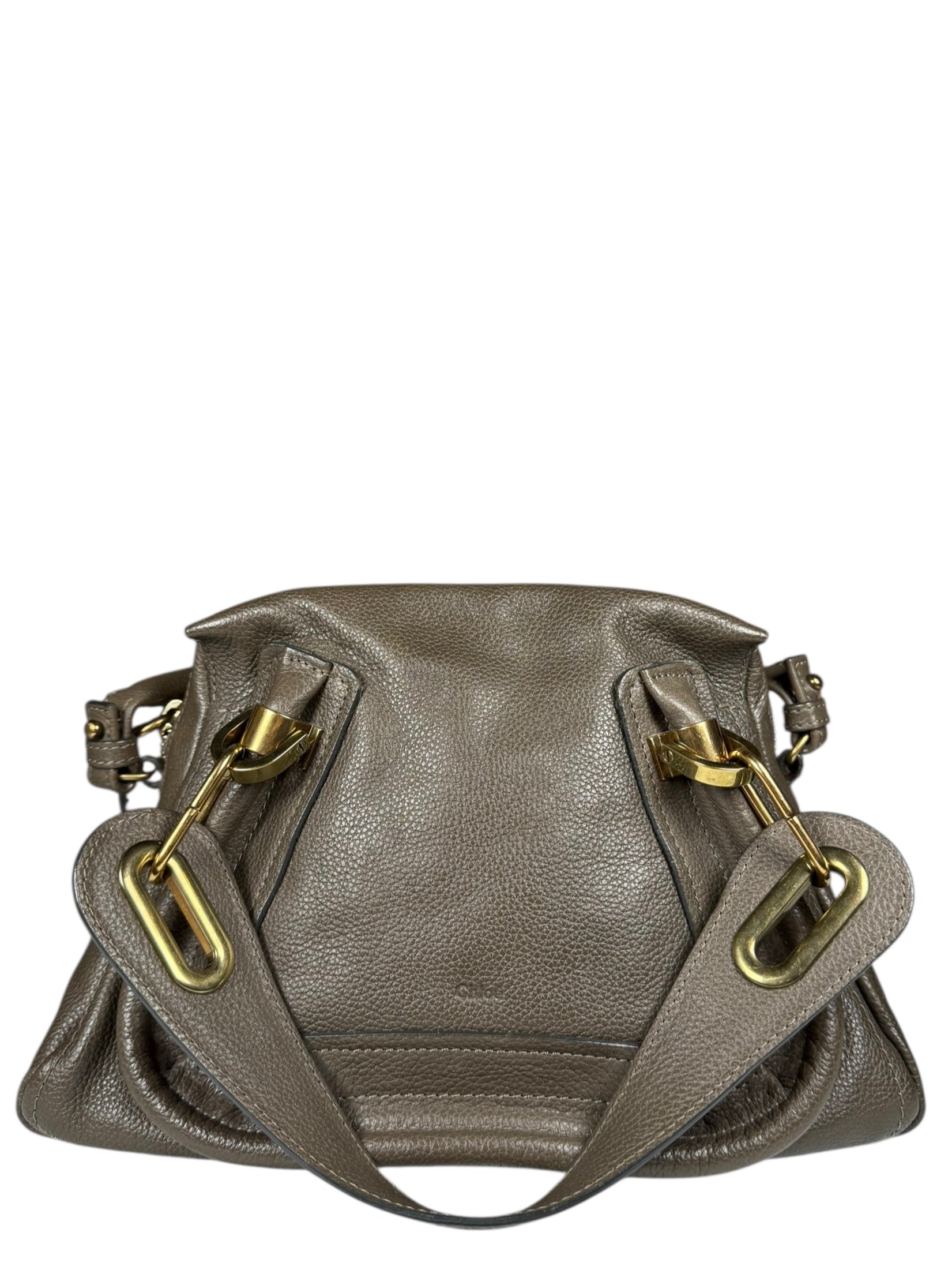 Chloe Partay Small Taupe Two-Way Bag