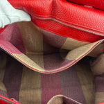Gucci Red Bamboo Daily Leather Bag