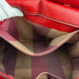Gucci Red Bamboo Daily Leather Bag