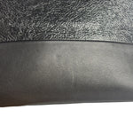 Celine Black Leather Solo Zipper Clutch