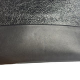 Celine Black Leather Solo Zipper Clutch