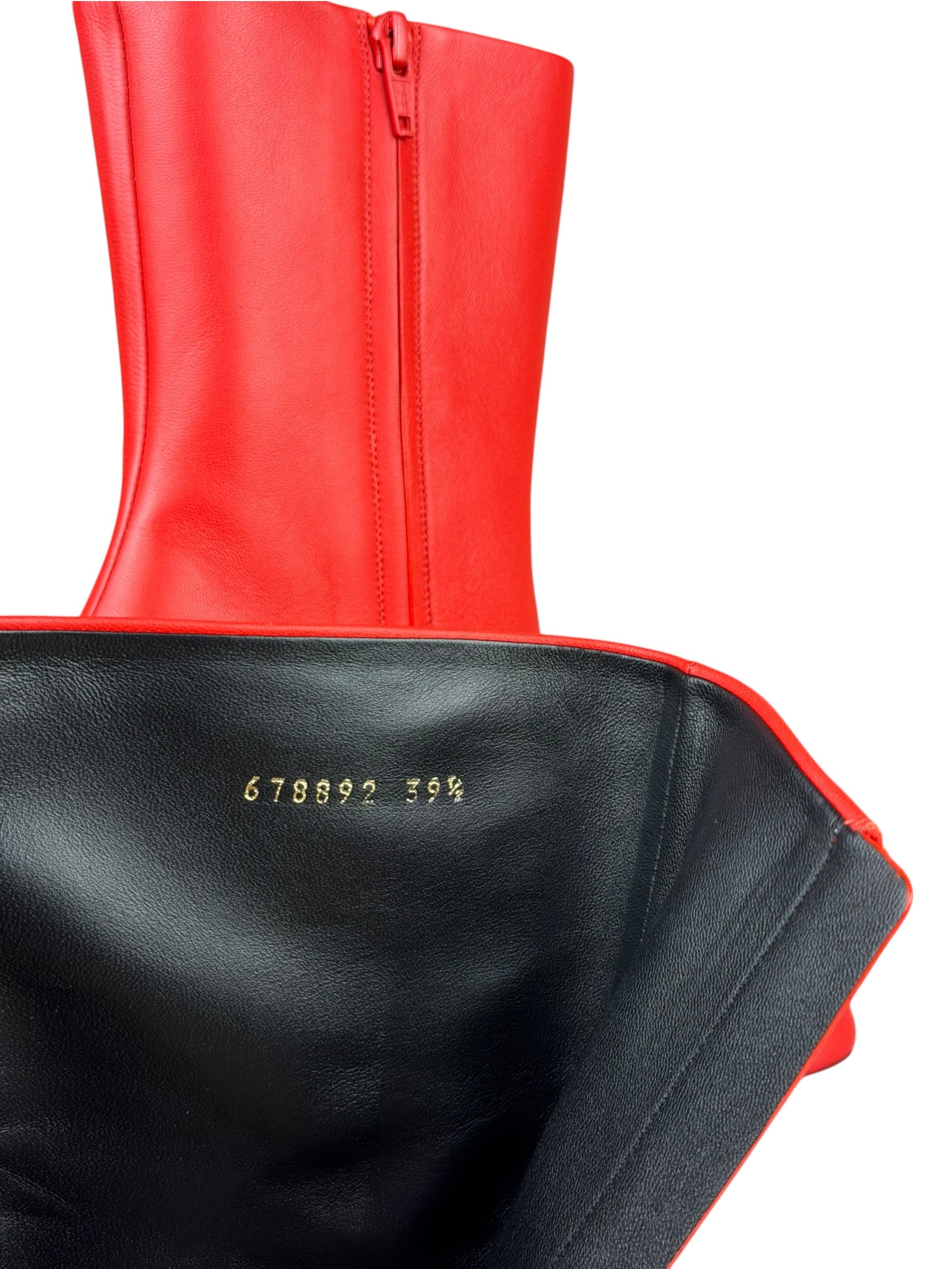 Balenciaga Red Anatomic Bootie