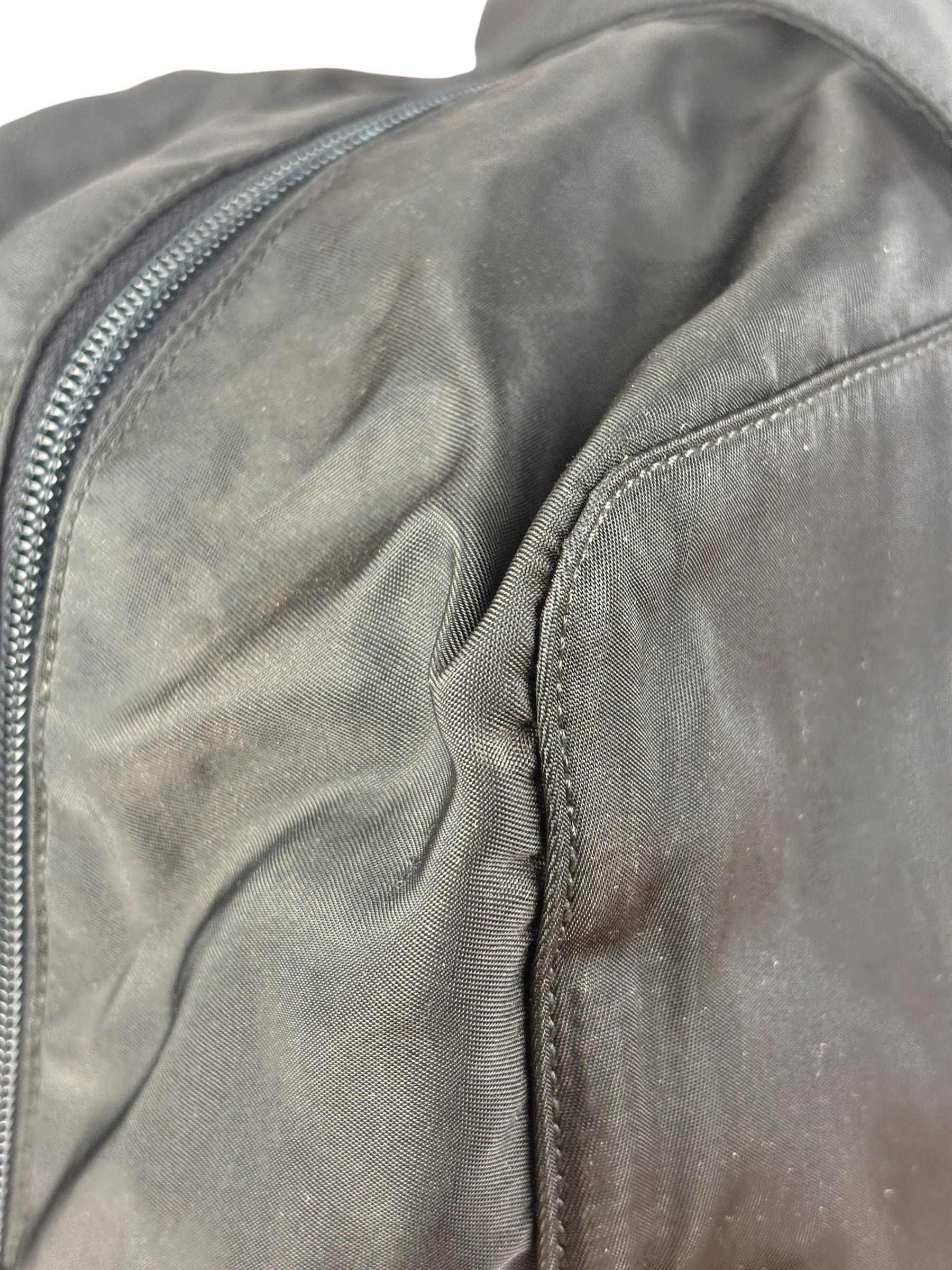 Prada Vintage Black Tessuto Nylon Travel Bag