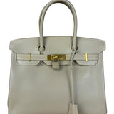 Hermes Birkin 30 Argile Box Brushed Gold 2003