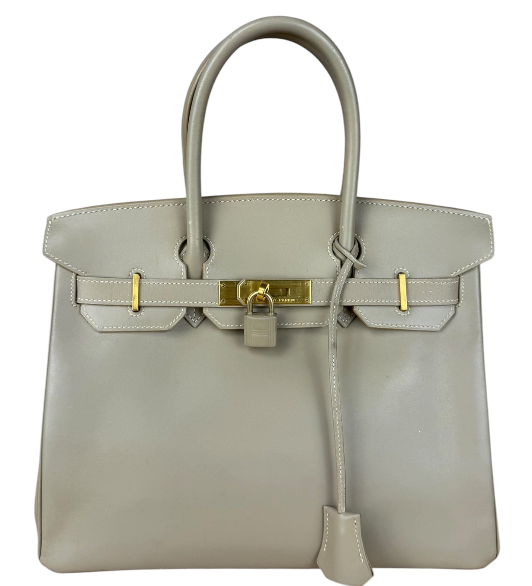 Hermes Birkin 30 Argile Box Brushed Gold 2003