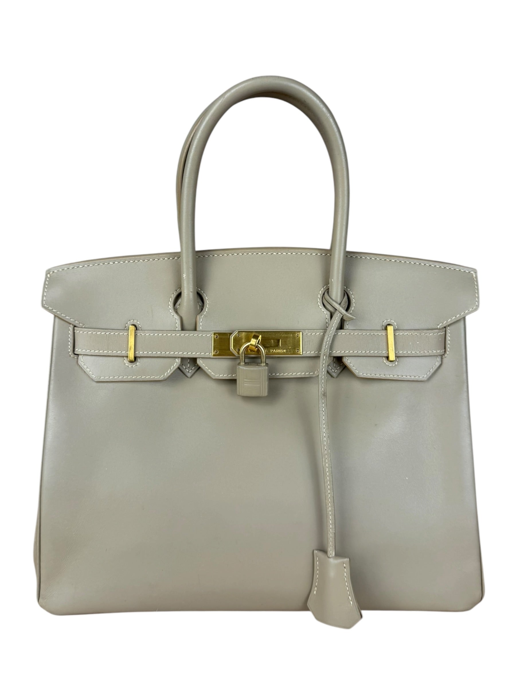 Hermes Birkin 30 Argile Box Brushed Gold 2003