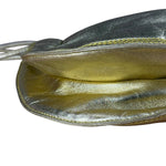 Loewe Gold Leather Anagram Shoulder Bag