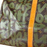 Louis Vuitton Stephen Sprouse Limited Edition Graffiti Keepall 50 Green