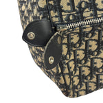Christian Dior Vintage Black Trotter Boston Travel Bag