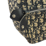 Christian Dior Vintage Black Trotter Boston Travel Bag
