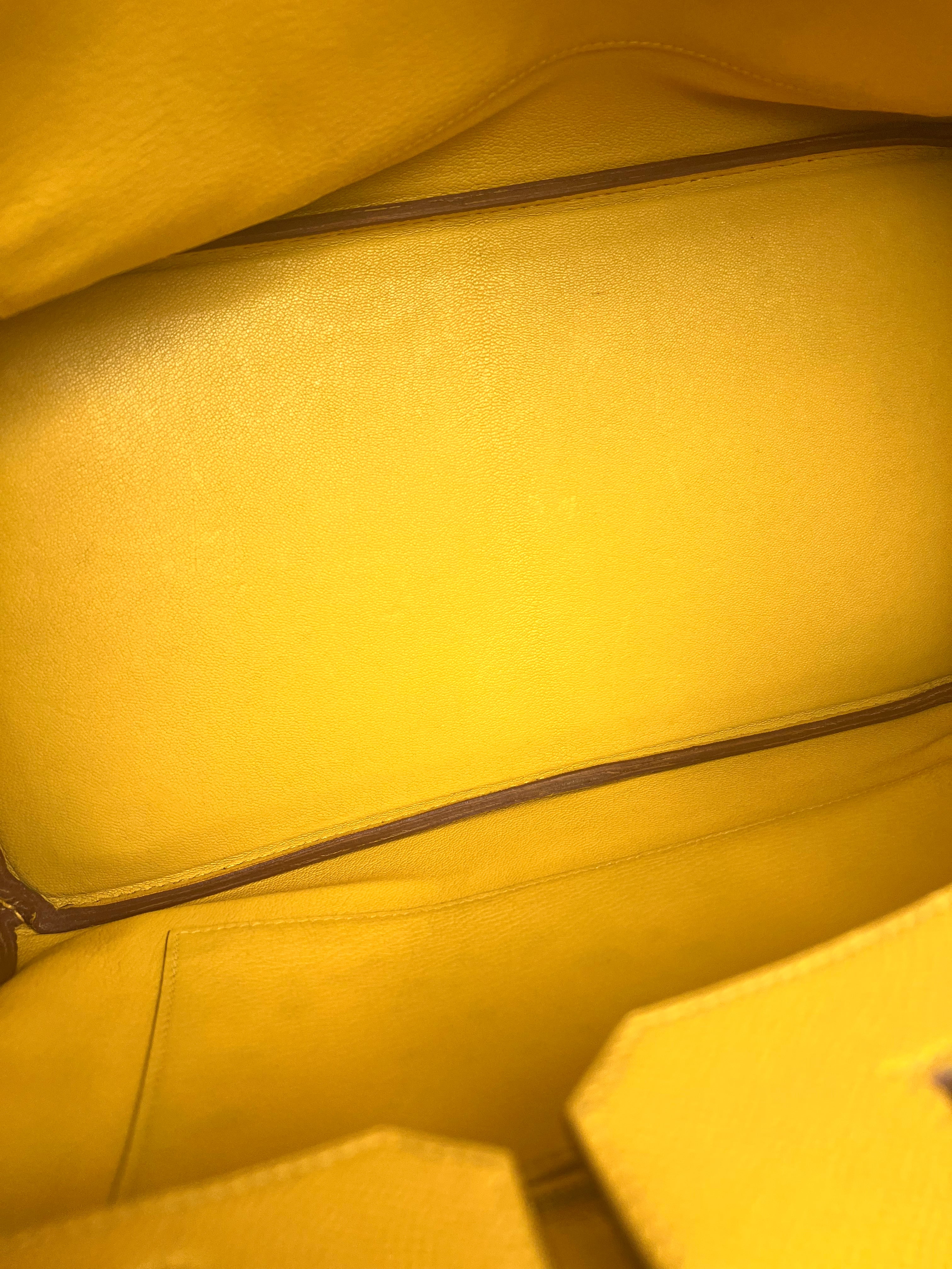 Hermes Birkin 35 Cushvel Havana x Jaune