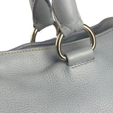Prada Light Blue Vitello Daino Leather Tote