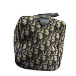 Christian Dior Vintage Navy Blue Trotter Boston Bag