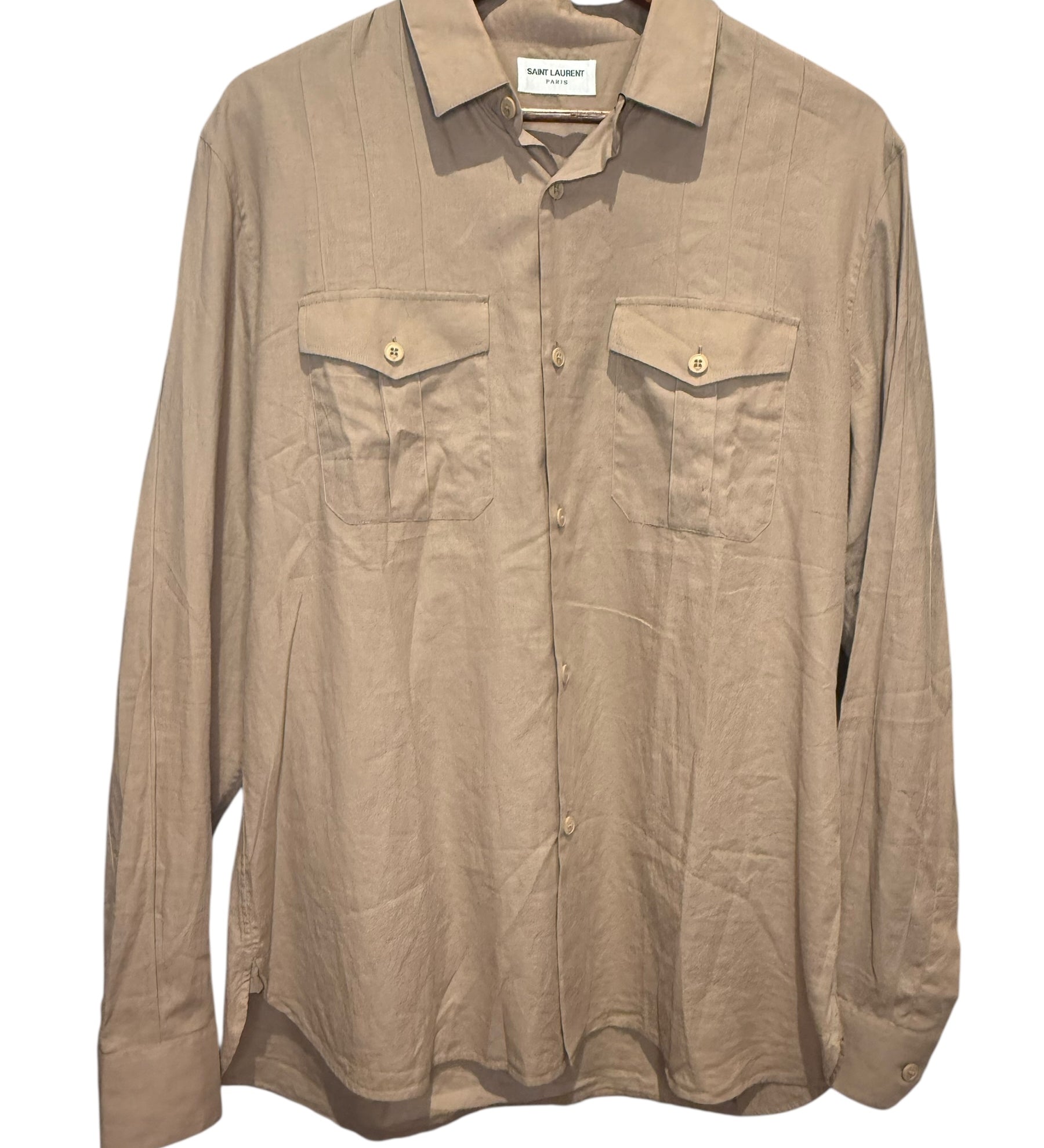 Saint Laurent Button Up Mens Shirt