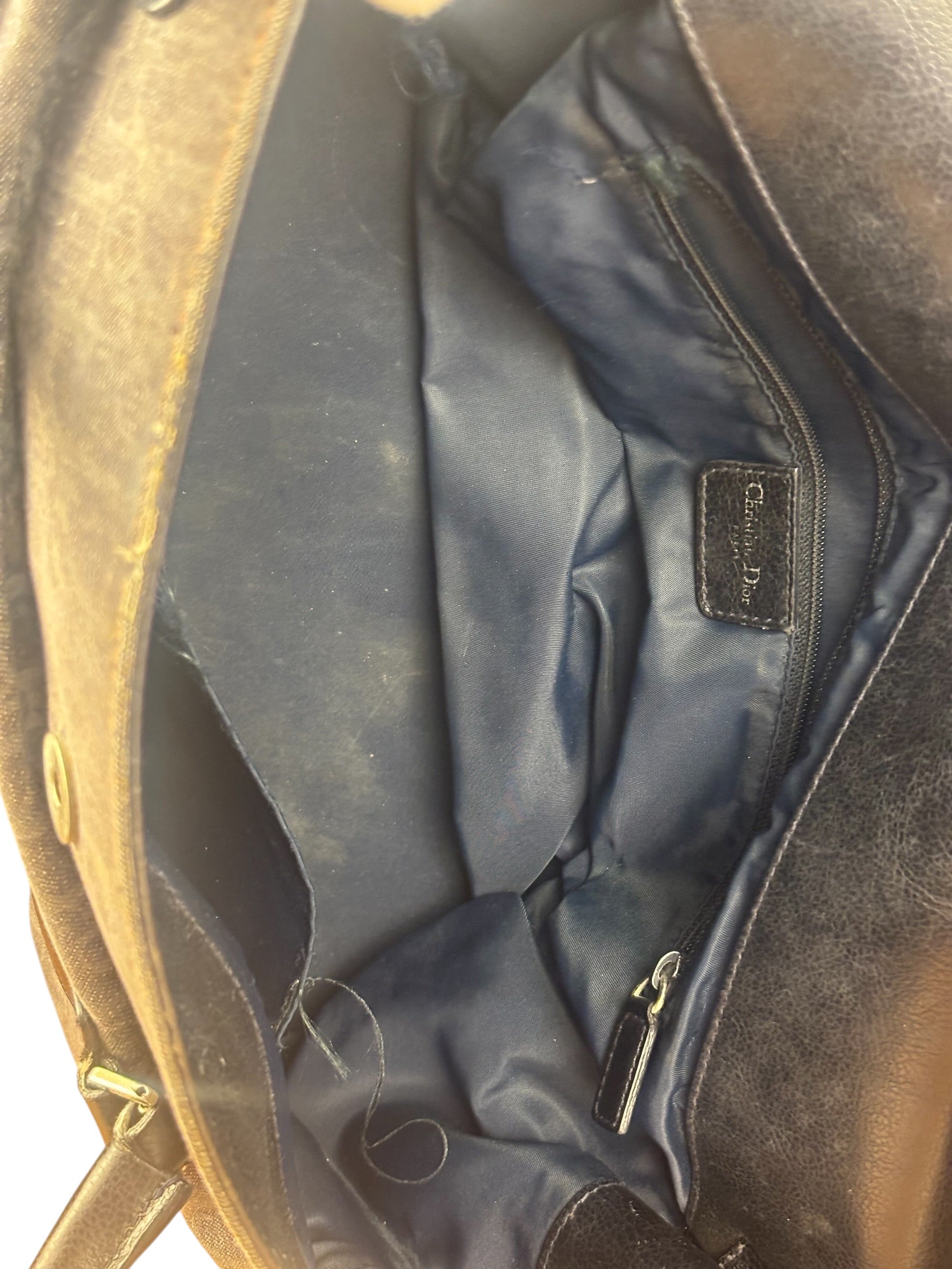 Christan Dior Vintage Diorissimo Flight Trotter Tote