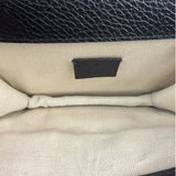 Gucci Black Pebbled Leather Dionysus Small Chain Shoulder Bag