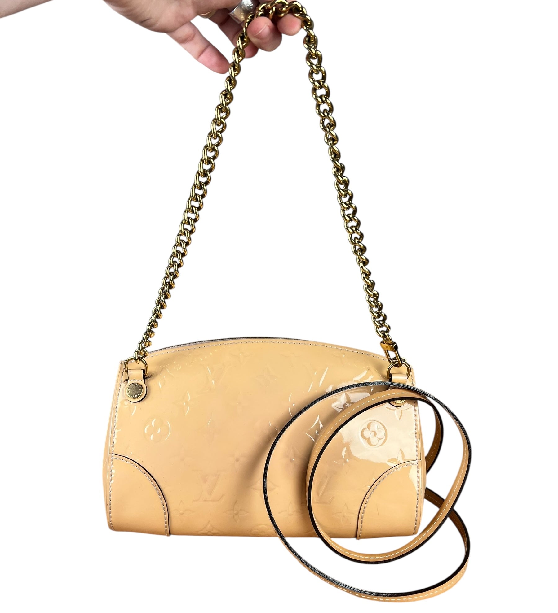 Louis Vuitton Vernis Santa Monica Chain Clutch