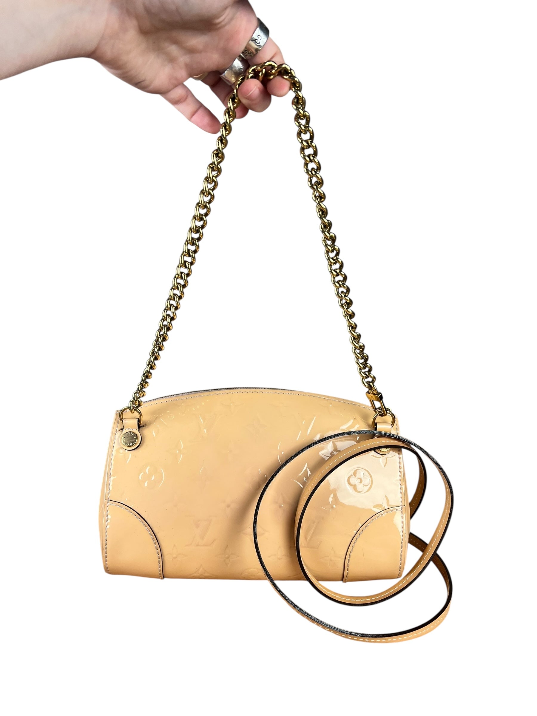 Louis Vuitton Vernis Santa Monica Chain Clutch