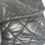 Chanel Black/Grey Quilted Calfskin Matelassè Iridescent Flap Bag 2009