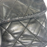 Chanel Black/Grey Quilted Calfskin Matelassè Iridescent Flap Bag 2009