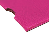 Hermes Pink Leather Card Holder