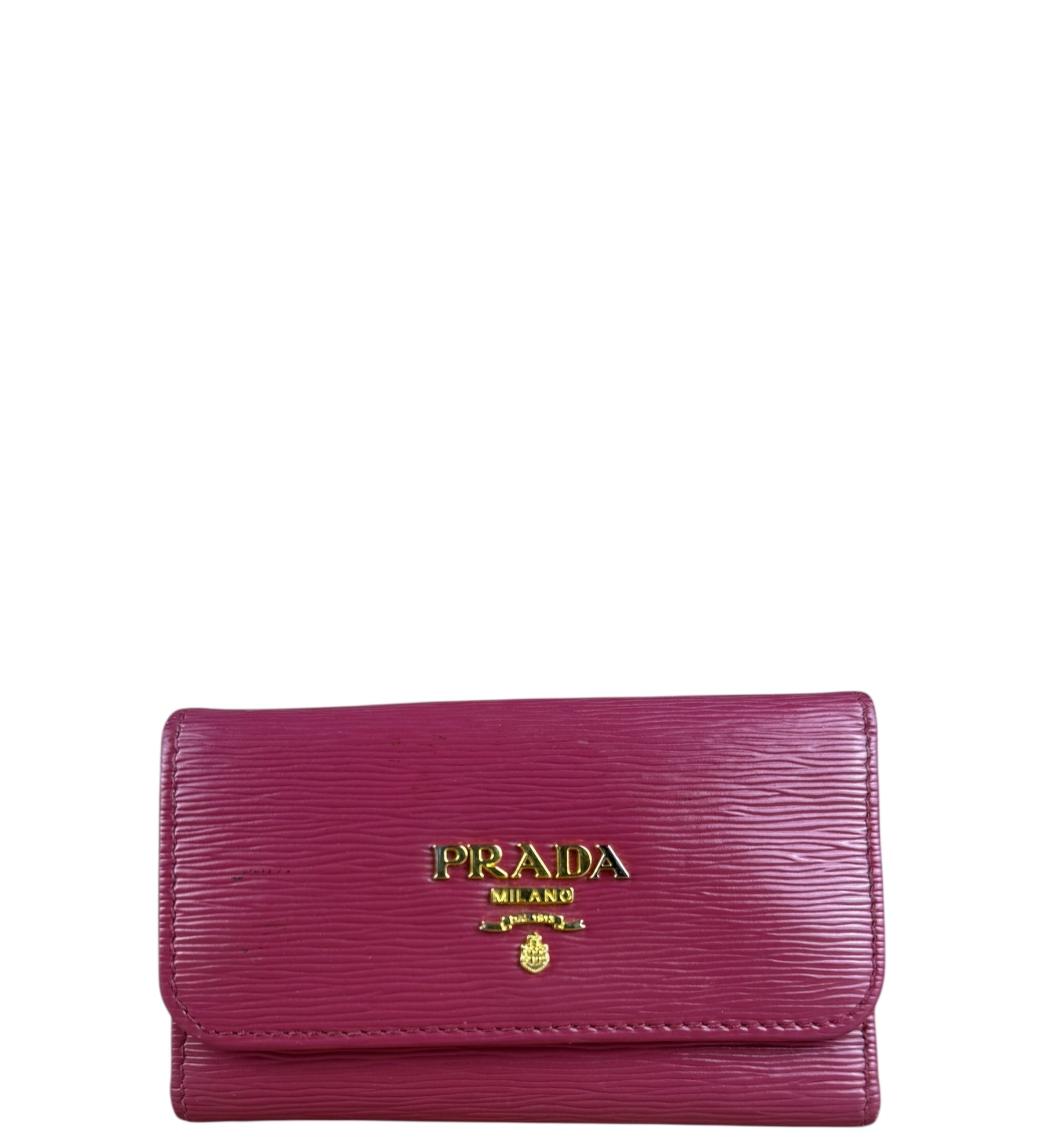 Prada Leather Key Holder