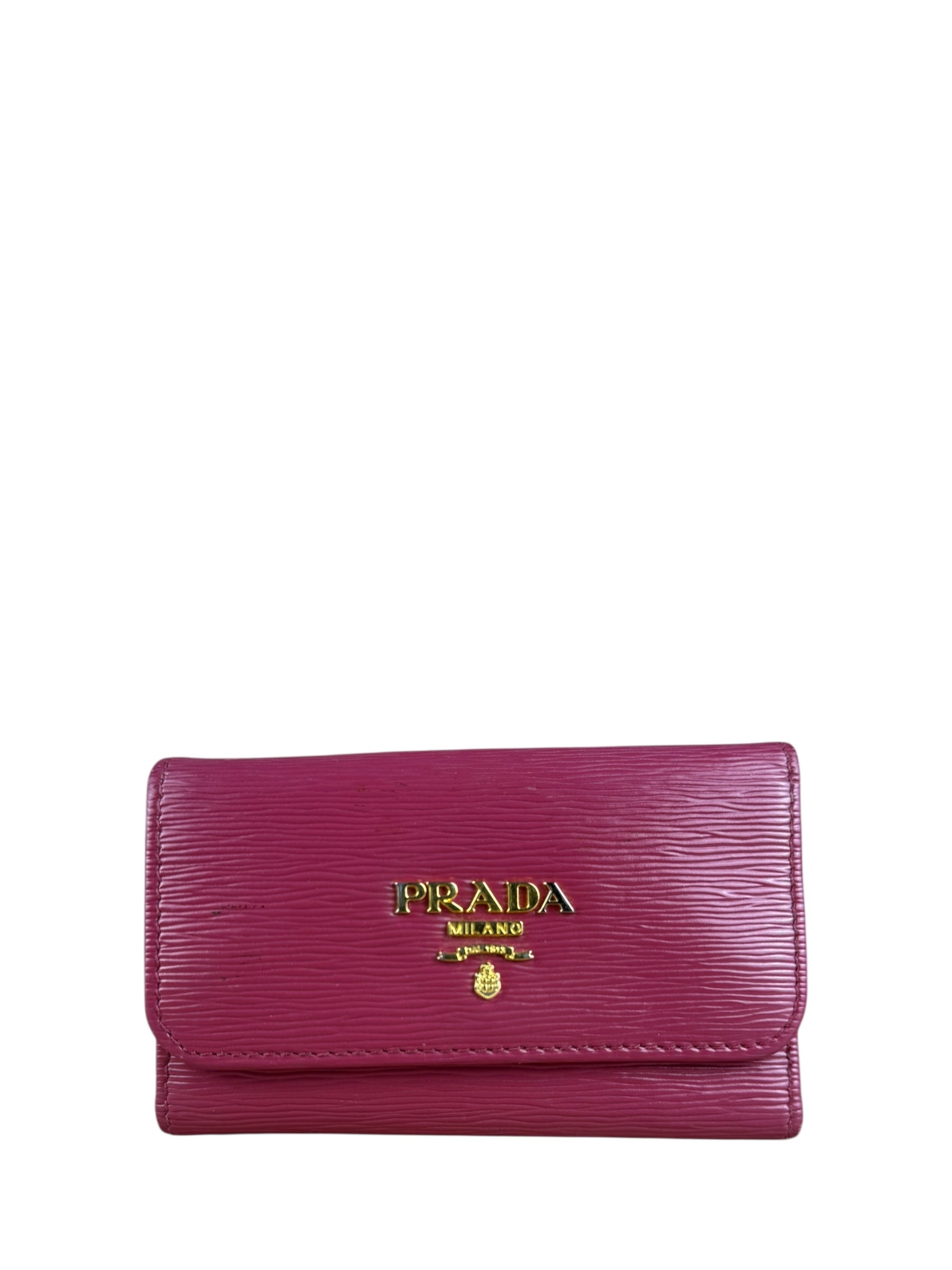 Prada Leather Key Holder