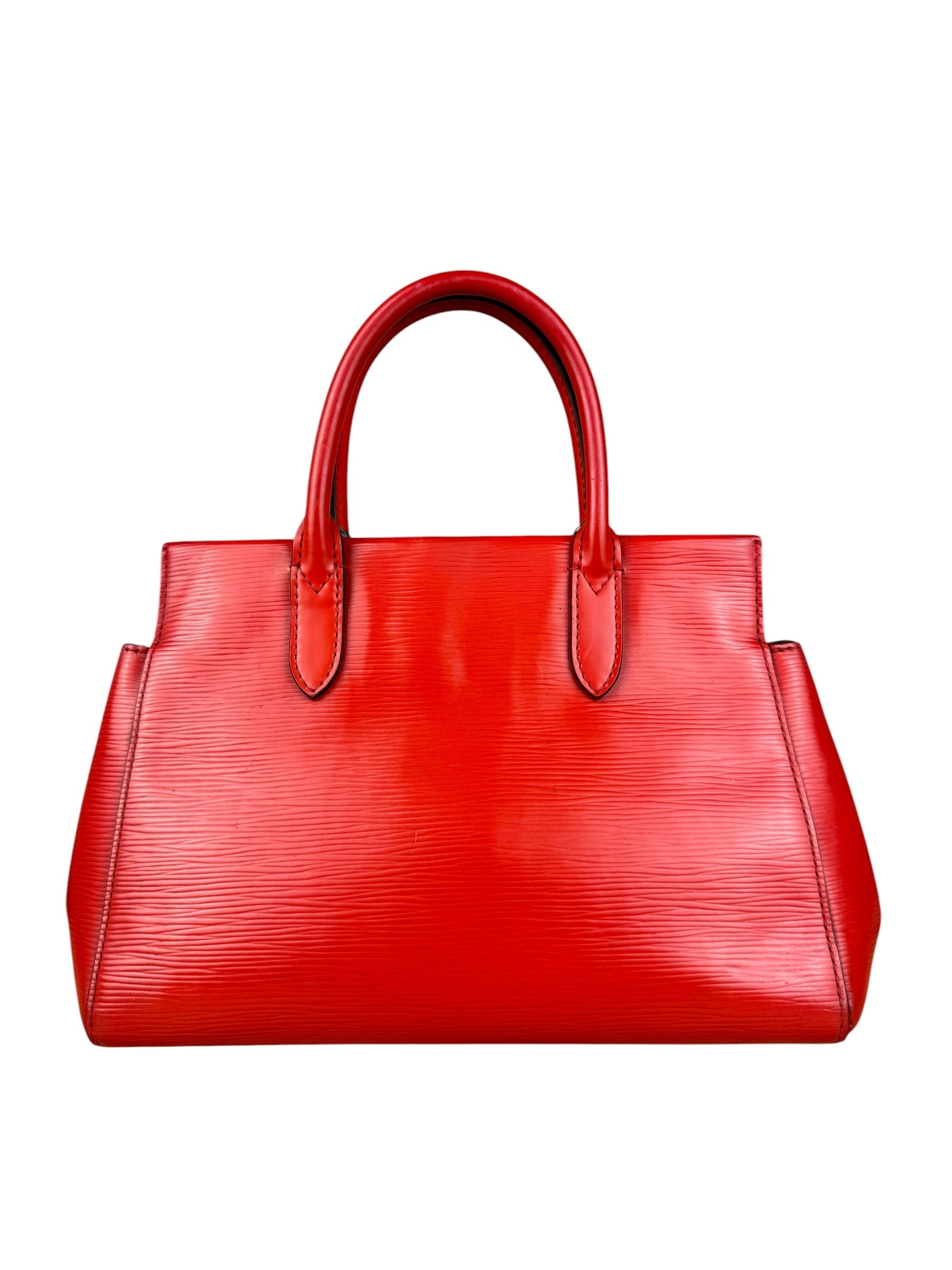 Louis Vuitton Red Epi Marly BB Handbag (No Strap)