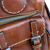 Chloé Vintage Edith Leather Tan Shoulder Bag