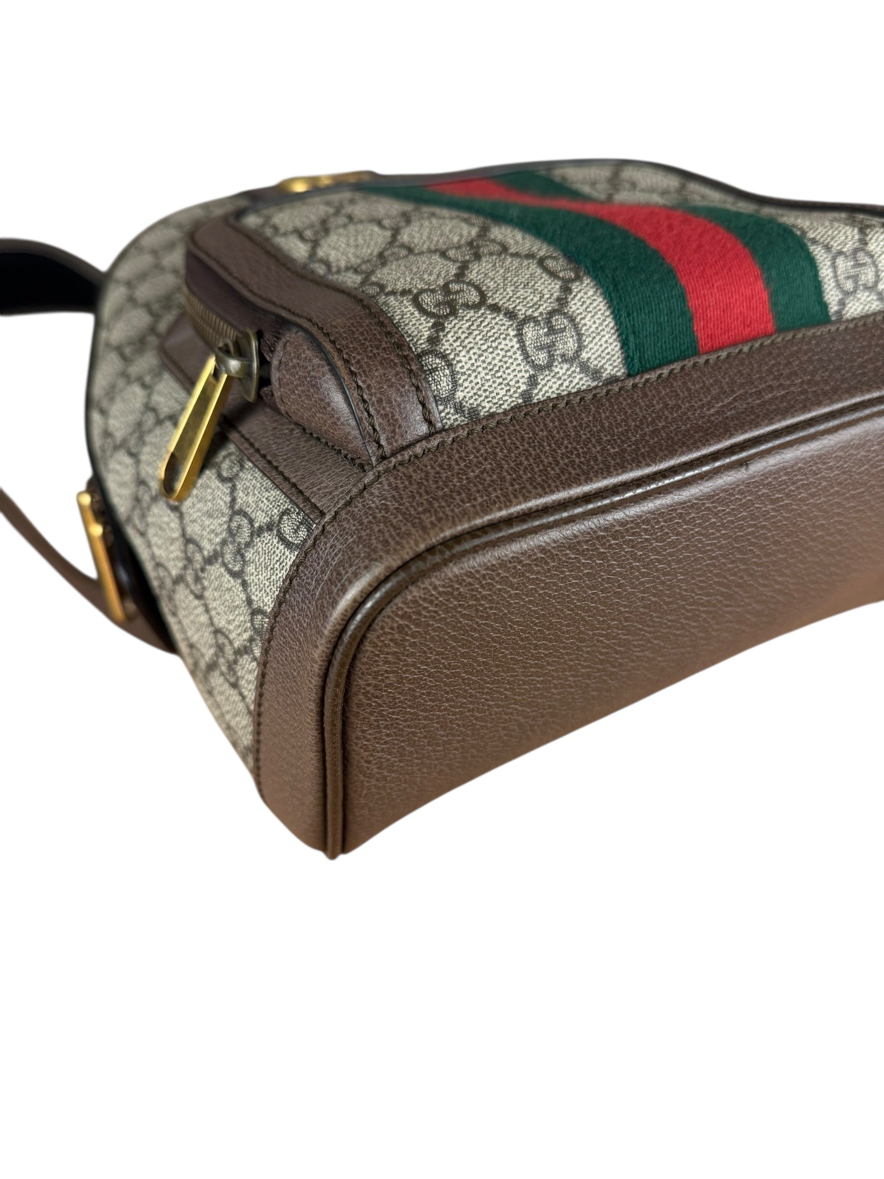 Gucci GG Ophidia Backpack Coated Canvas Small