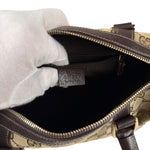 Gucci GG Canvas Top Handle Mini Boston Handbag