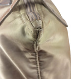 Prada Vintage Beige Nylon Top Handle Bag