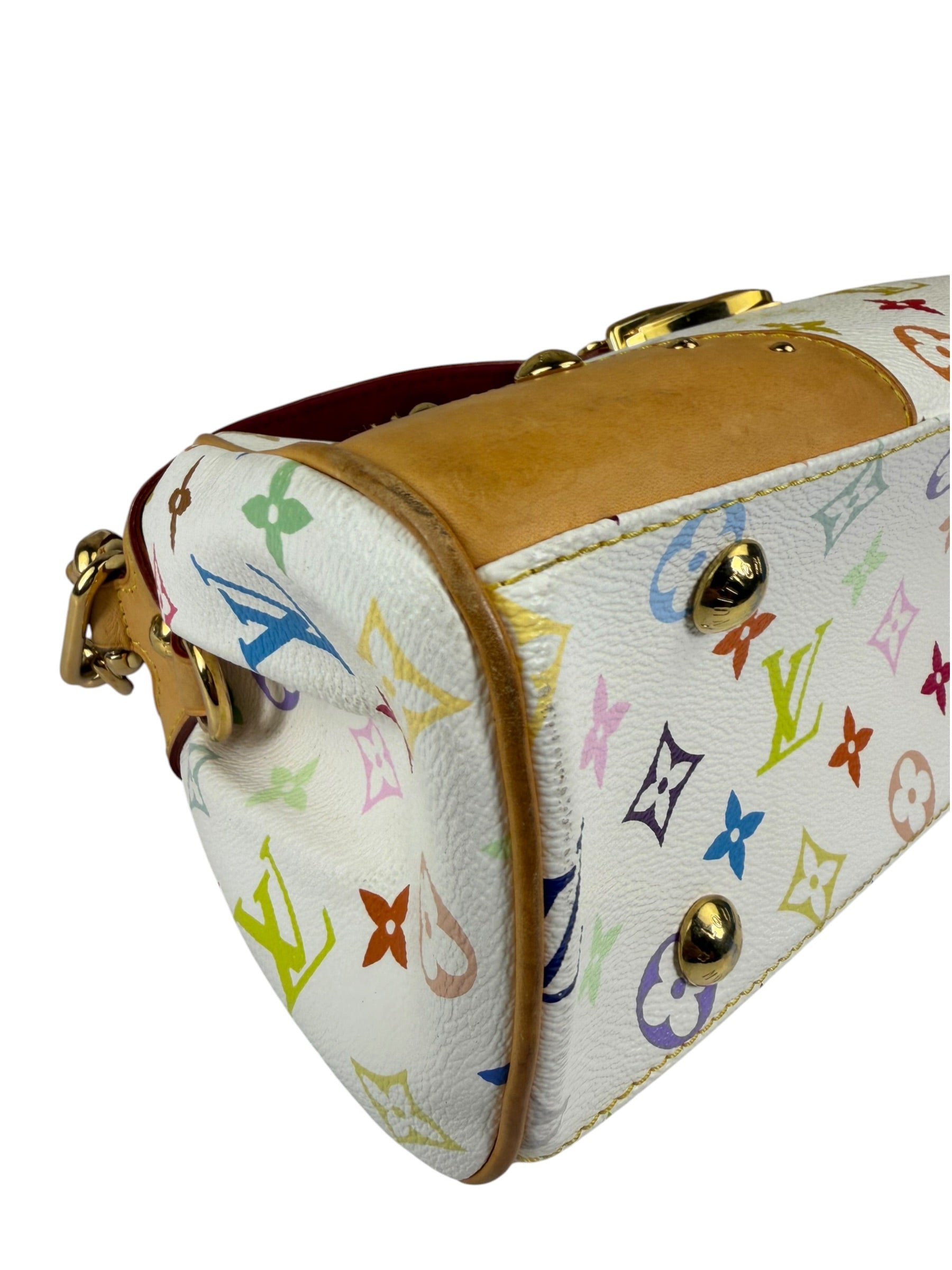 Louis Vuitton x Takashi Murakami Multicolore Monogram Beverly PM